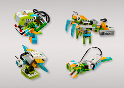 Набор для занятий робототехникой с пластиковым боксом для хранения деталей (45300 home)