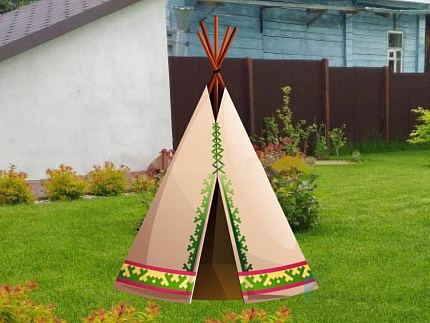 Уличная фигура "Чум"