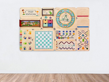 Наши чемпионы - Дидактическая настенная панель