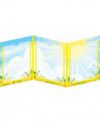 Папка-передвижка для детского сада ЛУЧИКИ