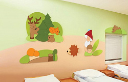 Комплект декораций для стен "На опушке"