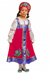 Карнавальный костюм детский "Русская красавица"