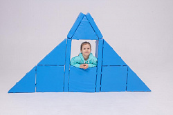 Мягкий конструктор МубиКуби "Панели"
ВИК, голубой, 23 элемента, Магматик