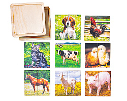 Картинки-половинки "Домашние животные"