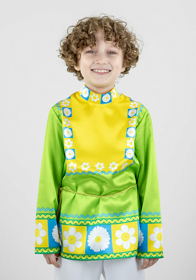 Русская народная рубаха Ромашка для мальчика