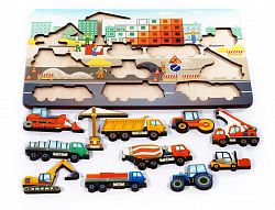 Рамка-вкладыш "Стройплощадка" 11 деталей