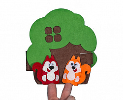 Пальчиковый театр Чудо-дом "Дерево"