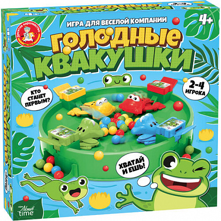 Игра "Голодные квакушки" Aктив time