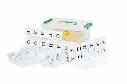 Логопедический набор № 2 "БУКВЫ" (сундучок), 254 детали Тико