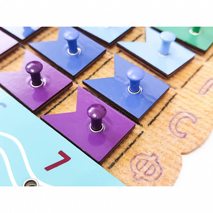 Кораблик "Брызг-Брызг" Ларчик (дерево), Игры Воскобовича