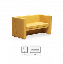 Кресло "Торо" двухместное