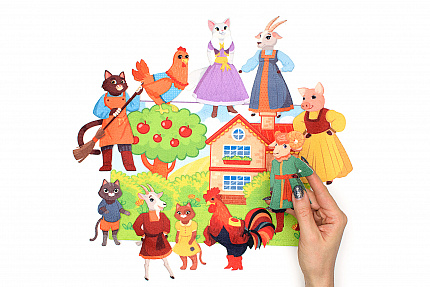 Кошкин Дом. фетр (10дет)