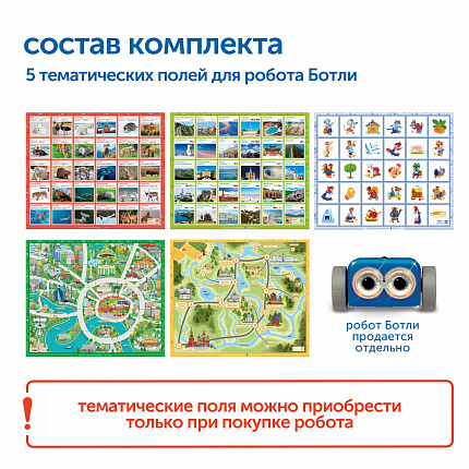 Комплект тематических полей "Чудеса России" для робота Ботли