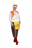 Карнавальный костюм взрослый "Лиса-хозяюшка"