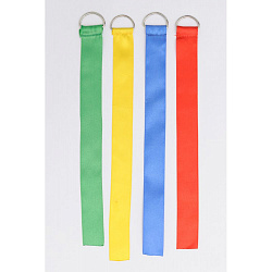 Лента гимнастическая шир 2,5см.на кольце 0,25 м