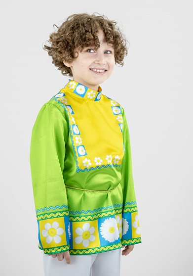 Русская народная рубаха Ромашка для мальчика