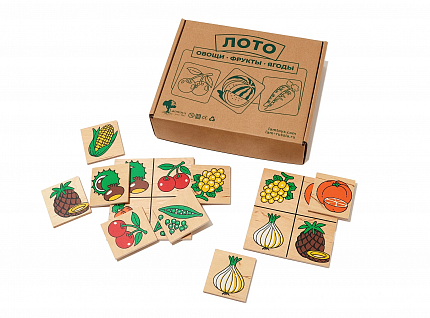 Лото "Овощи, фрукты, ягоды"