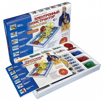 Электронный конструктор  "180 схем" Знаток