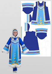 Северный костюм Чукотка женский