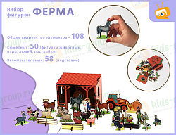 Сиреневая Мультстудия для кукольной анимации  СТАНДАРТ с комплектом фигурок