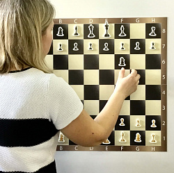 Магнитная доска "Шахматы" (мобильная)