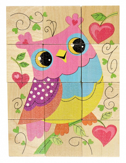 Пазлы деревянные «Совушка»