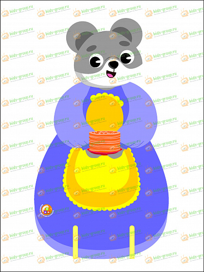 Декорация для детского театра напольная МЫШКА