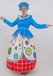 Русский народный женский костюм Дымка
