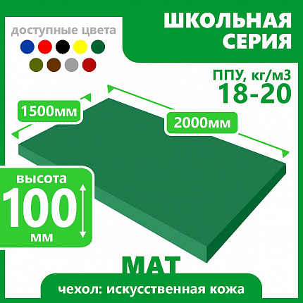 Мат школьный 1500х2000х100 мм