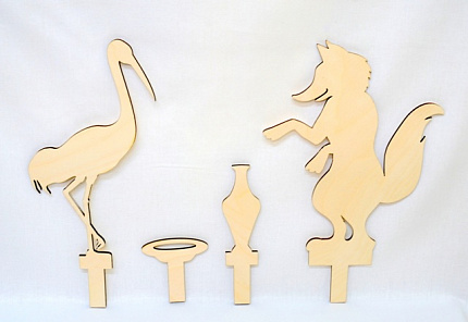 Театр теневой "Лиса и Журавль"