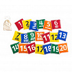 Набор мешочков с цифрами 1-20
