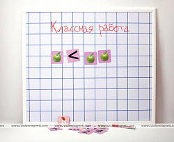 Магнитно-маркерная доска "Клетка"