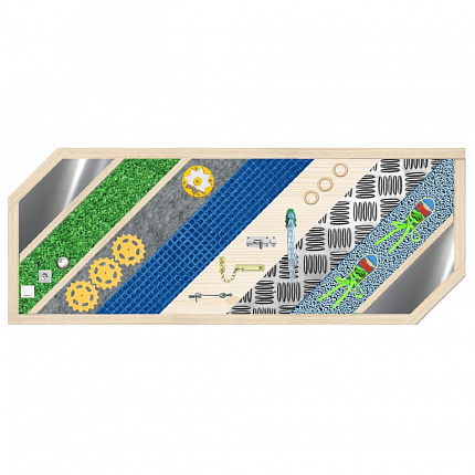 Тактильная панель с декоративными элементами