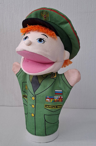 Кукла "Веселый рассказчик" Военный