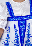 Русский народный костюм для девочки Гжель расписная